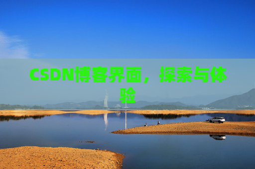 CSDN博客界面,探索与体验